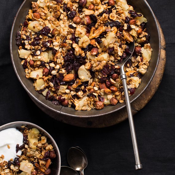 Zapečené jablečné müsli