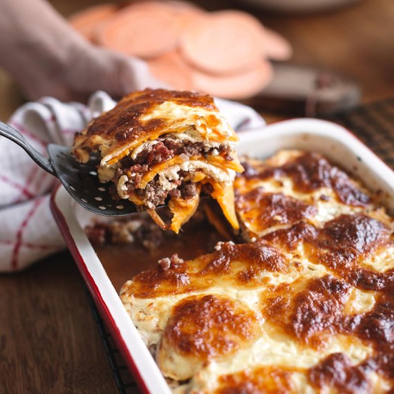 Lasagne ze sladkých brambor