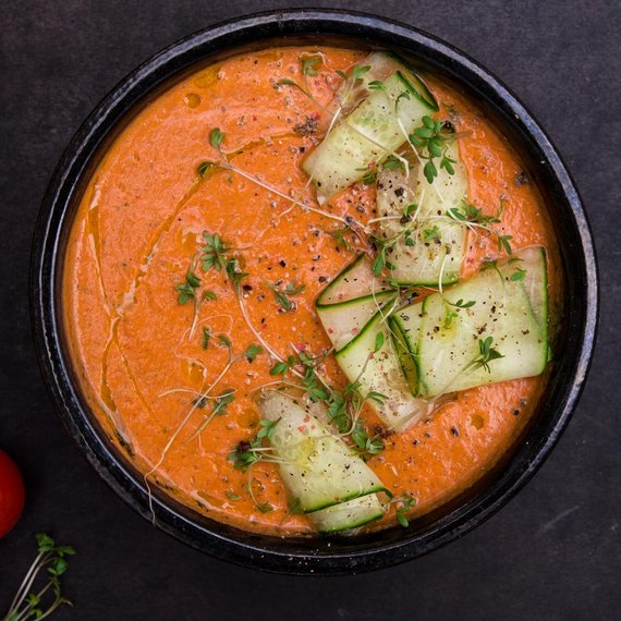Rajčatové gazpacho