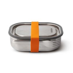 Svačinová krabička BLACK+BLUM Steel 600ml - oranžová